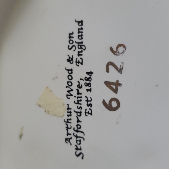 Arthur Wood & Son Staffordshire Teapot with Lid - Picture 7 of 7